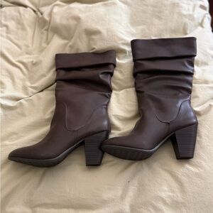 Esprit Oliana Brown Ankle Boots | Size 10